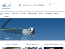 Tablet Screenshot of huecobi.de